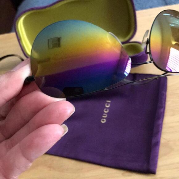 GUCCI RAINBOW 🌈 AVIATORS - Picture 9 of 13